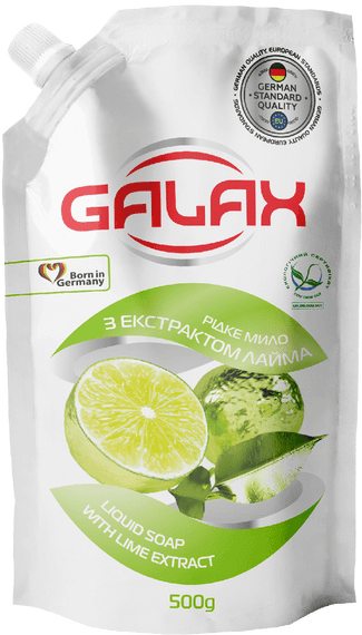 Рідке мило Galax з екстрактом лайма 500 мл.