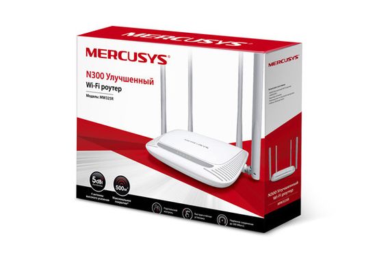 Бездротовий маршрутизатор Wi-Fi роутер Mercusys MW325R | Зображення 3