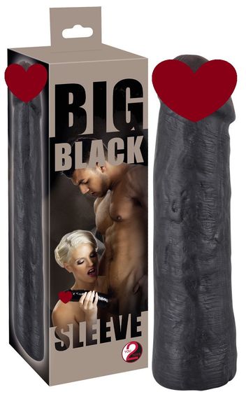 Насадка Penis Sleeve black Sex Aura