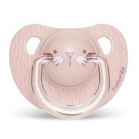 Пустышка Suavinex Hygge анатом.Уютные истории 18+ мес. розовая (306579)