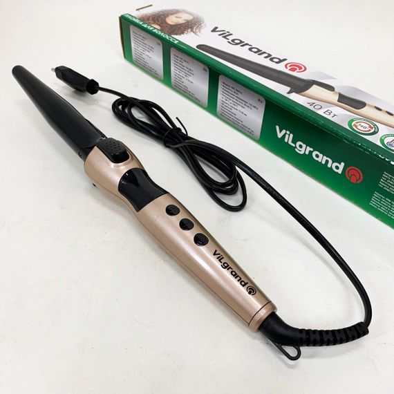 Плойка конусна ViLgrand VHC-3041LC. Колір: золотий | Зображення 9