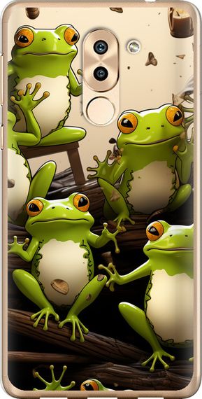 Чехол на Huawei GR5 2017 Жабки "5656u-473-17620"