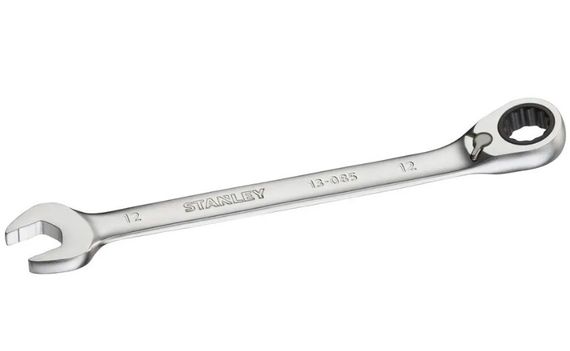 Ключ гайковий комбінований Stanley розмір 12 мм з храповим механізмом (FMMT13085-0)