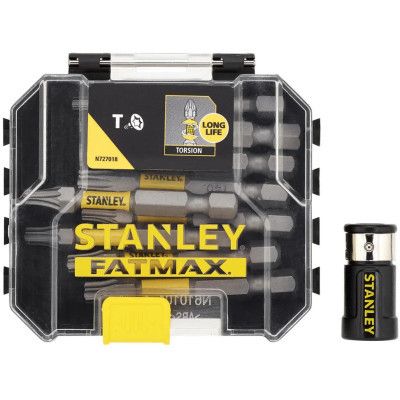 Набор бит Stanley FatMax, Torx, T10, T15, T20, T25, T30, Т40, L= 50 мм, 10 шт, кейс (STA88566) | Зображення 5
