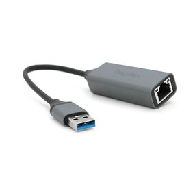 Контролер USB 3.0 to Ethernet VEGGIEG V-K306 - Мережевий адаптер 100 / 1000Mbps з проводом, RTL-8152B, Aluminum, Blister-Box