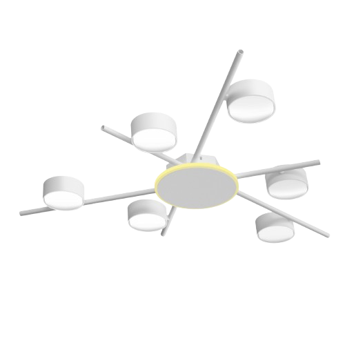 LED Світильник під лампу 6*GX53 накладний з підсвічуванням білий VL-SPF22B-WB Videx | Зображення 2