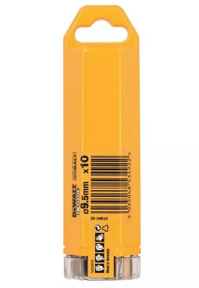 Свердло по металу DeWalt EXTREME INDUSTRIAL COBALT HSS-CO 9.5 мм 10 шт (DT4941)