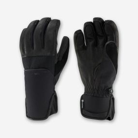 Рукавиці 550 для лижного спорту для дорослих чорні - S