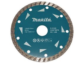 Диск по бетону MAKITA алмазний турбо 125х22.23 D-41632