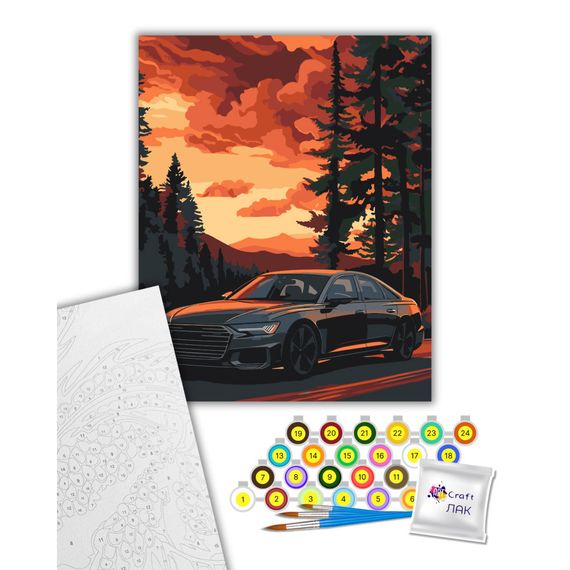 Картина за номерами "Комфортна поїздка" 12513-AC 40х50 см | Зображення 1