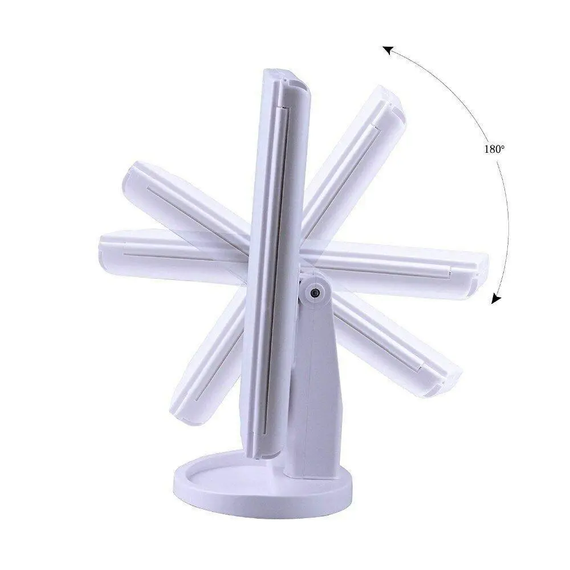Зеркало тройное для макияжа Superstar Magnifying Mirror с LED-подсветкой прямоугольное с увеличением | Зображення 3