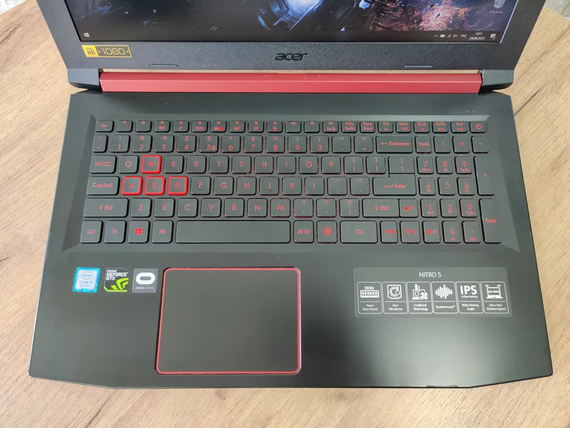 Ноутбук Acer Nitro 5 /15.6"IPS/i5 8300H/8Gb/SSD128Gb+1Tb/GTX1050-4Gb | Зображення 3