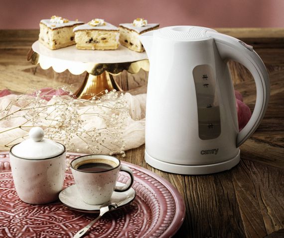 Електрочайник Camry CR 1255 білий 1,7 л, 2200 Вт | Зображення 3