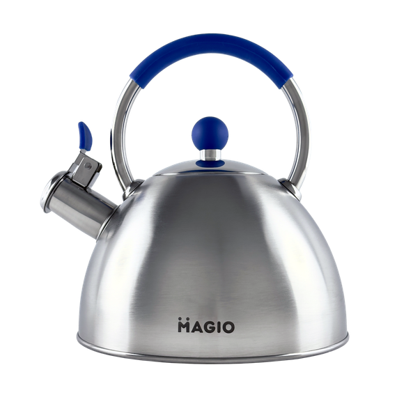 Чайник 2.5 л Magio MG‑1190 из нержавеющей стали со свистком для всех типов плит