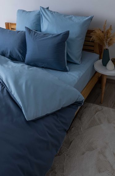 Постельное белье евро ТЕП Happy Sleep Небесный Аквамарин 2-03796-26163 200х215 см | Зображення 3
