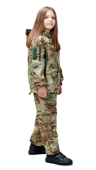 Костюм дитячий ARMY KIDS Скаут Soft-Shell теплий камуфляж Мультикам | Зображення 6