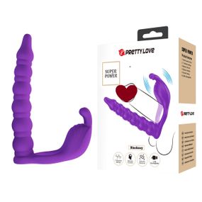 Насадка для двойного проникновения Pretty Love Blackney Vibrating Enhacer Purple Sex Aura