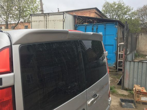 Спойлер анатомик 2 двери (под покраску) для Mercedes Vito W639 2004-2015 гг | Зображення 4