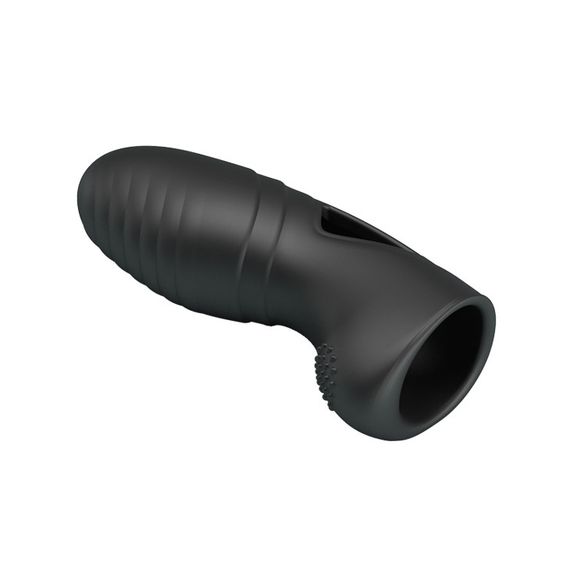 Насадка на палець - Pretty Love Alan Finger Vibrator Black Sex Aura | Зображення 2