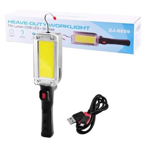 Ліхтар кемпінговий ZJ-8859-COB-3 акумуляторний 18650 х 2, зарядка від micro USB, з магнітом та гачком | Зображення 9