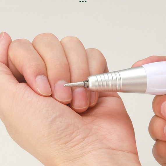 Портативный Фрезер для ногтей Nail Drill YT-928 аккумуляторный с индикатором заряда на 35 000 оборотов | Зображення 3