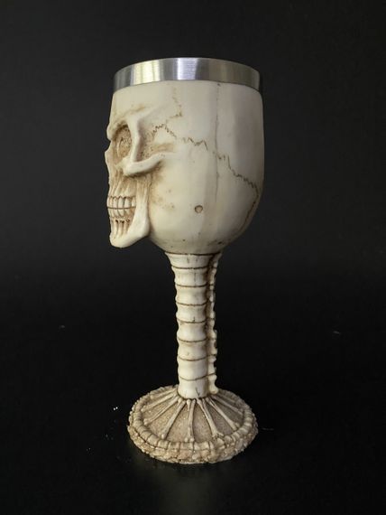 Бокал Череп 200 мл — 3D келих із нержавіючої сталі та епоксидної смоли | Зображення 2