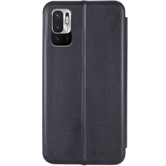 Шкіряний чохол-книжка Classy для Xiaomi Redmi Note 10 5G / Poco M3 Pro Чорний | Зображення 2