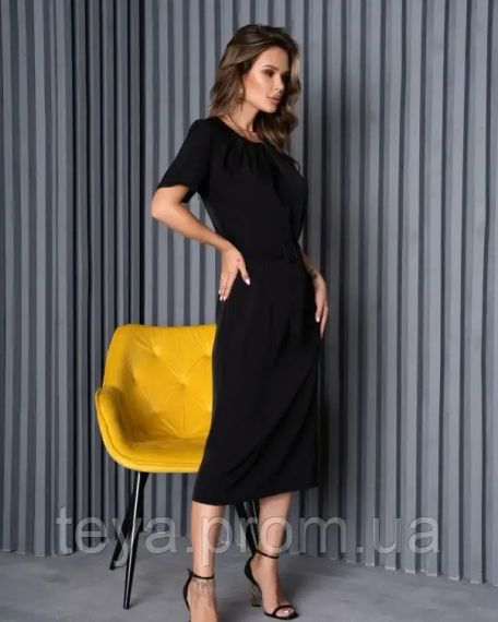 Плаття для жінок колір чорний розміри M, XXL, 3XL, S, L, XL FI_008435 | Зображення 1