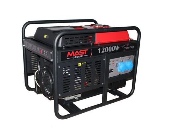 Бензиновий генератор MAST GROUP + газова плитка Orcamp CK-505 + 4 газових картриджа 400 мл та лійка (KYH15000) | Зображення 1