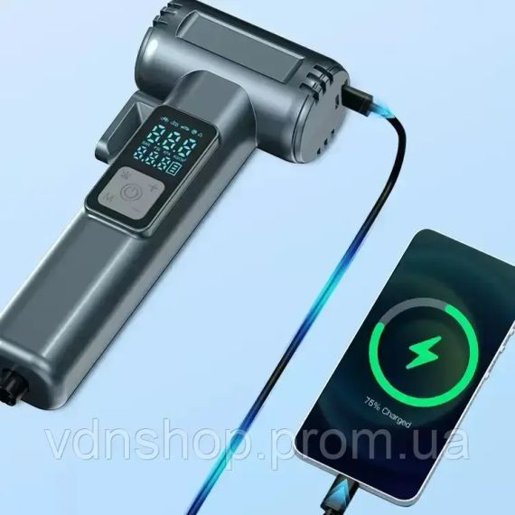 Автомобільний компресор 150PSI 12V, що перезаряджається, з Powerbank SW-201B | Зображення 2