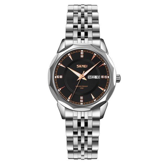 Жіночий годинник Skmei 9264SIBK Silver-Black