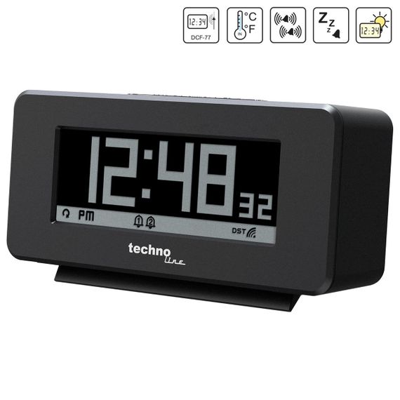 Годинник настільний Technoline WT295 Black (WT295) | Зображення 1