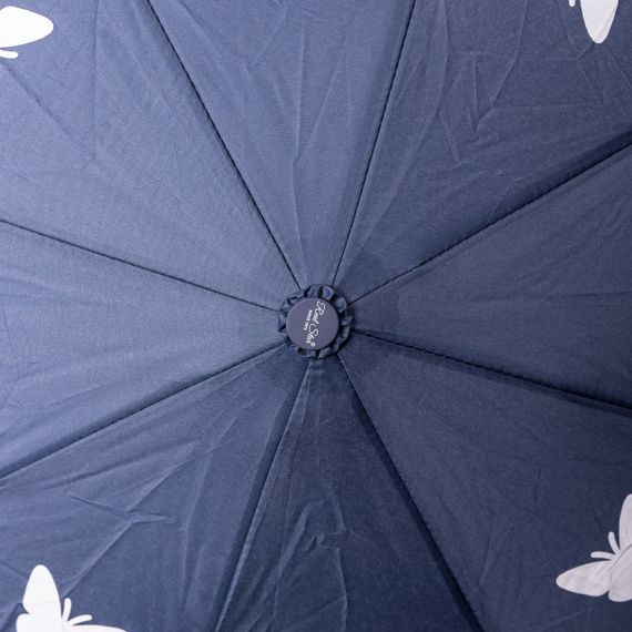 Парасолька напівавтомат з принтом міцна з поліестеру діаметр 97 см Синій HP-23-2BL | Зображення 8