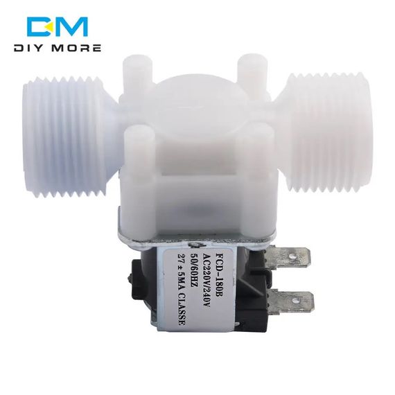 Клапан електромагнітний прямий нормально закритий Diymore 3/4" 220В