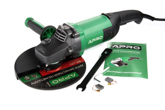 Машина шліфувальна кутова 230/2300 ПРМ (болгарка) APRO 8990121 | Зображення 6