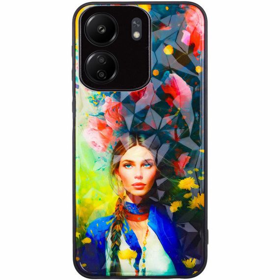 TPU+PC чехол Prisma Ladies для Xiaomi Redmi 13C / Poco C65 Peonies | Зображення 1
