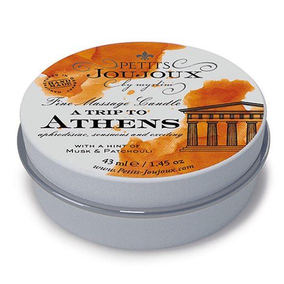 Массажная свечa Petits Joujoux - Athens - Musk and Patchouli (43 мл) с афродизиаками sexstyle