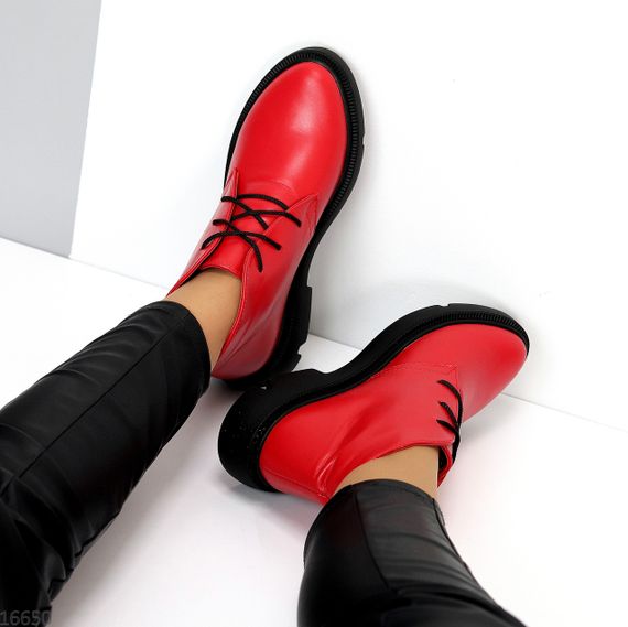 Яскраві червоні черевики натуральна шкіра в асортименті | Зображення 5