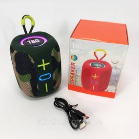 Светомузыкальная портативная колонка TG658, Хорошая bluetooth колонка Блютуз для пляжа PS-58