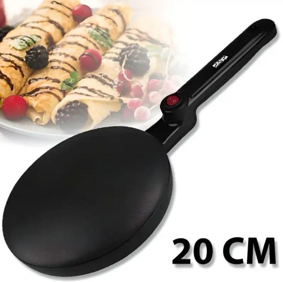 Антипригарний електричний млинець PAN LY-456 600Вт, антипригарний | Зображення 1