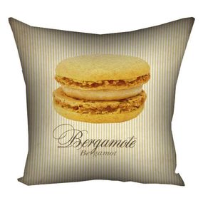 Подушка габардинова з принтом Macaroons bergamote 30x30 (3P_SWE015)