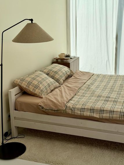 Постільна білизна полуторна Dushka Home Сатин 21636 160х215 см
