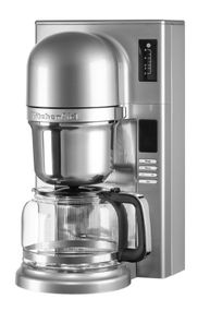 Кофеварка KitchenAid 5KCM0802ECU, заливного типа пуровер, графин 1.18л, серебристая