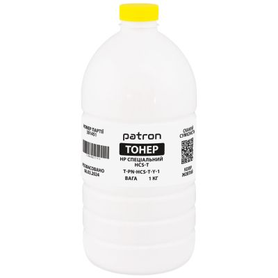 Тонер HP HCS-T, 1 кг, yellow Patron (PN-HCS-T-Y-1)