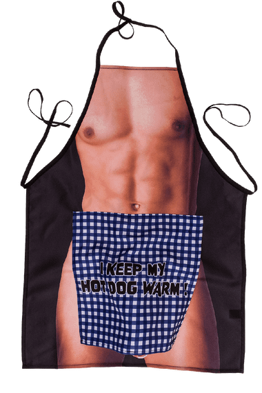 Кухонний фартух з плюшевим пенісом Kitchen Apron Men Body Sex Aura | Зображення 2