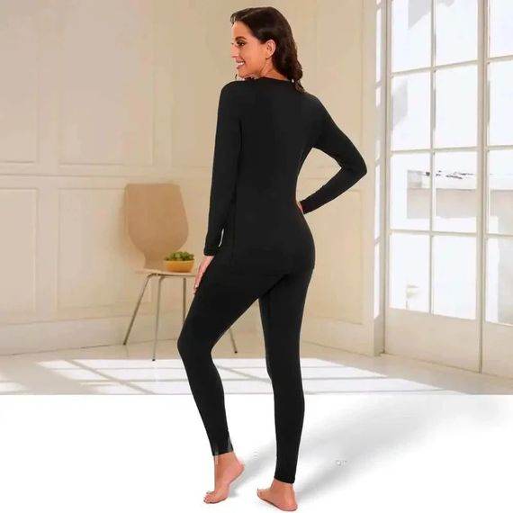 Жіноча зимова термобілизна Джемпер+Лосини XL, Чорний XPRO (23457613004_422) | Зображення 2