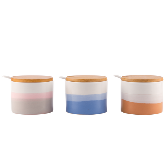 Набір ємностей асорті з ложками АСОРТІ з ложками VT-8306 Vittora