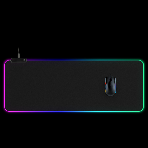 Игровая поверхность SV RGB с подсветкой для геймеров Черный, 300*900*4 | Зображення 4