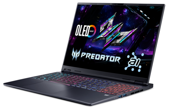Ноутбук Acer Predator Helios Neo 16S AI PHN16S-71-97WE (NH.QZEEU.002) Abyssal Black | Зображення 2