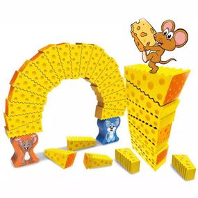 Настільна інтерактивна гра Ummi 707-B19 Mouse Stacking Cakes Game Yellow